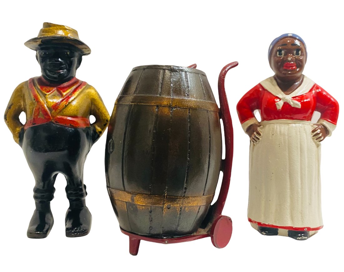CAST IRON MAMMY & SHARECROPPER
