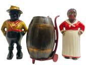 CAST IRON MAMMY & SHARECROPPER