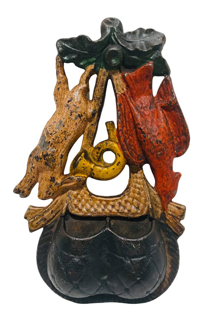 CAST IRON MATCH HOLDER WALL