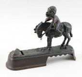 CAST IRON MECHANICAL BANK "ALW