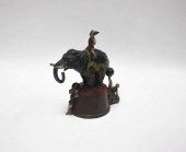 CAST IRON MECHANICAL BANK, HAV