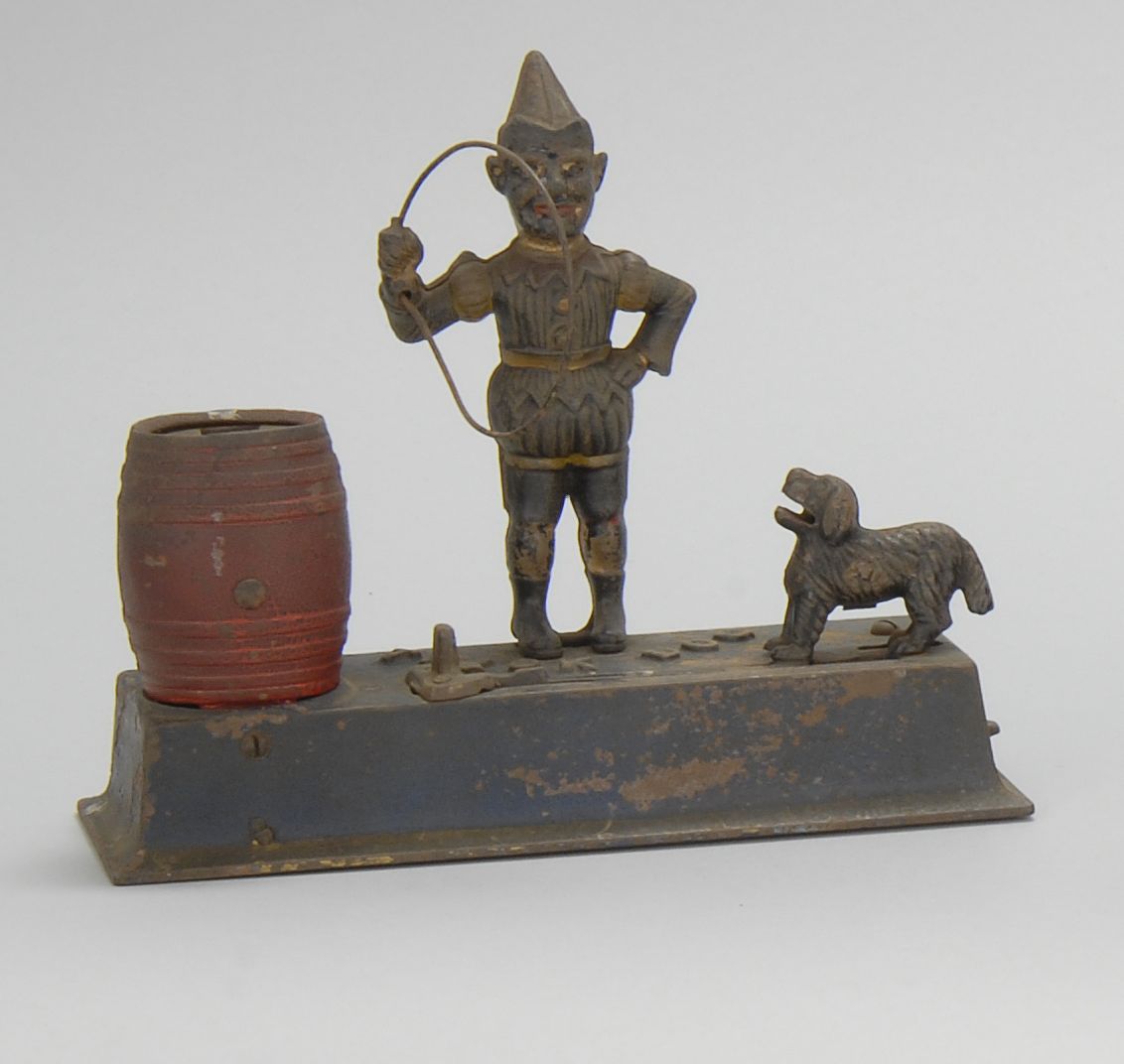 CAST IRON MECHANICAL BANK TRICK