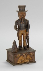 CAST IRON MECHANICAL BANK UNCL