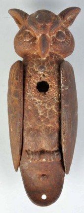 Cast Iron Mechanical Owl Shoot