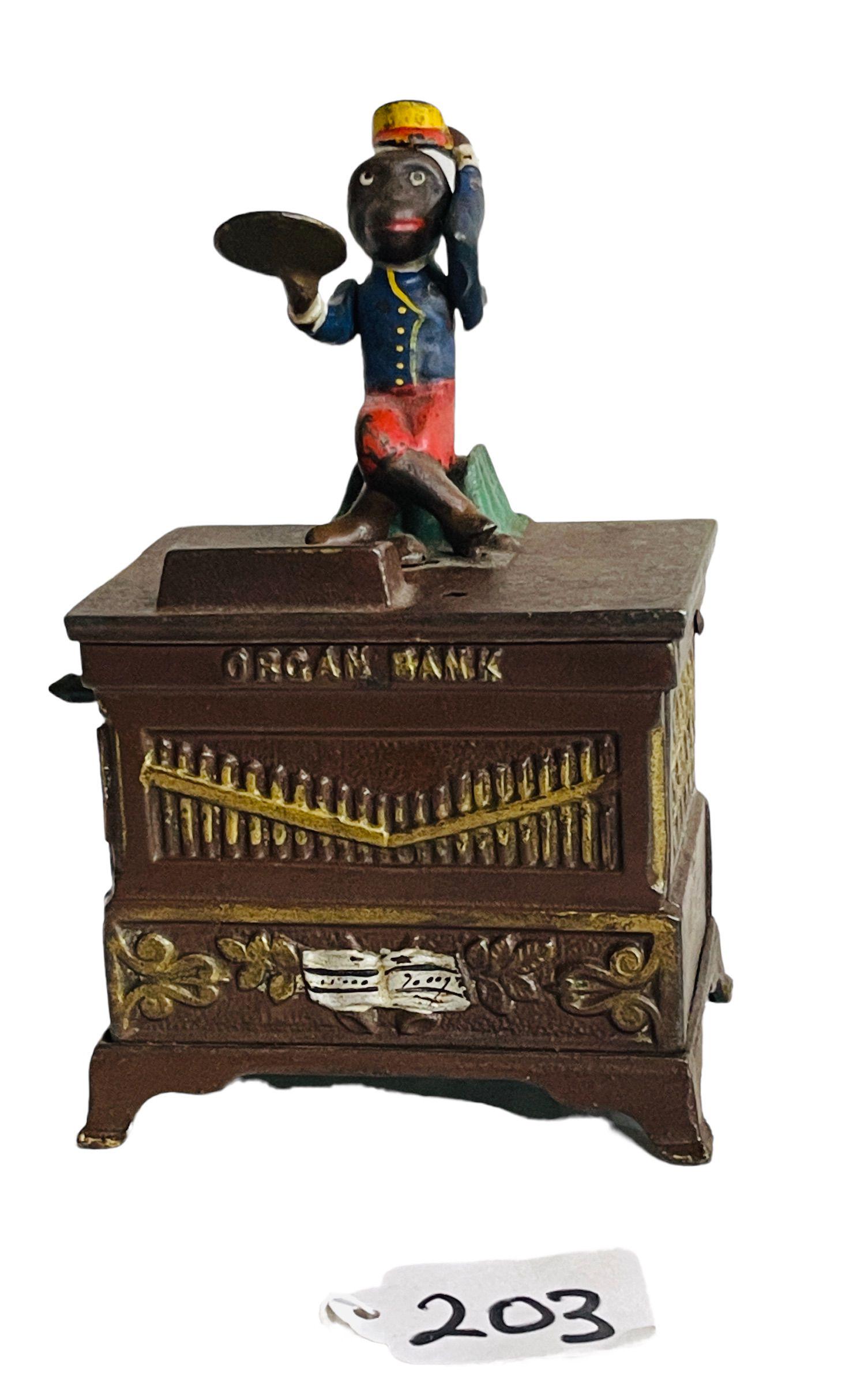 CAST IRON MEDIUM SIZE ORGAN BANK