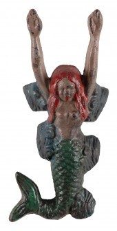 CAST IRON MERMAID-FORM BOOTJAC