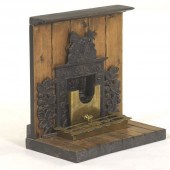 CAST IRON MINIATURE FIREPLACE