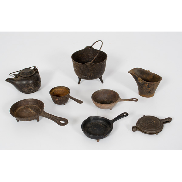 Cast Iron Miniature Pots and