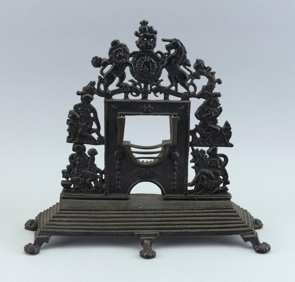 CAST IRON MODEL OF A FIREPLACE