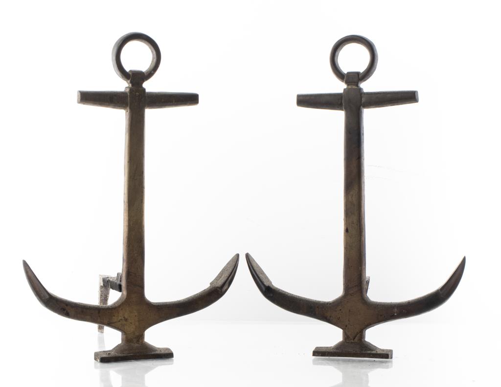 CAST IRON NAUTICAL ANCHOR MOTIF