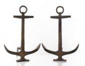 CAST IRON NAUTICAL ANCHOR MOTI