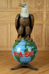 CAST IRON OLD ABE CASE EAGLE G