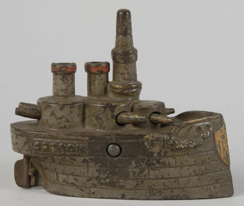 Cast Iron Oregon Still Bank. 