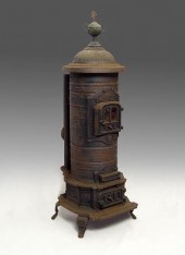 CAST IRON ORNATE ARBUTUS WOOD