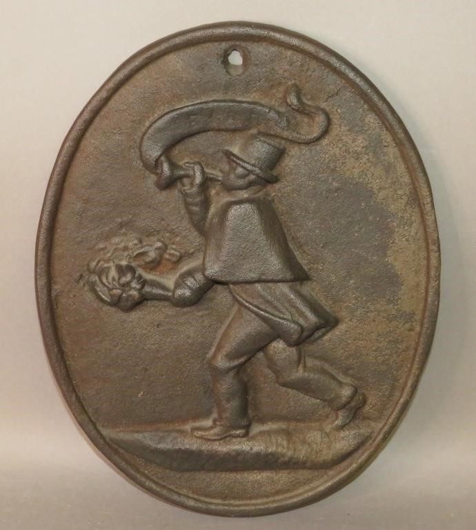 CAST IRON OVAL FIREMARKca. 1848;