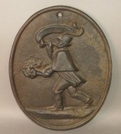 CAST IRON OVAL FIREMARKca. 184