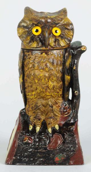 Cast Iron Owl Turns Head Mechanical