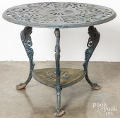 CAST IRON PATIO GARDEN TABLECa