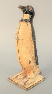 CAST IRON PENGUIN DOOR STOP, O