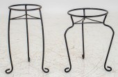 CAST IRON PLANT STAND, PAIR As