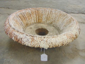 CAST IRON PLANTER TOP, BOWL TO