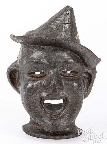 CAST IRON PLAQUE OF A BOYCast