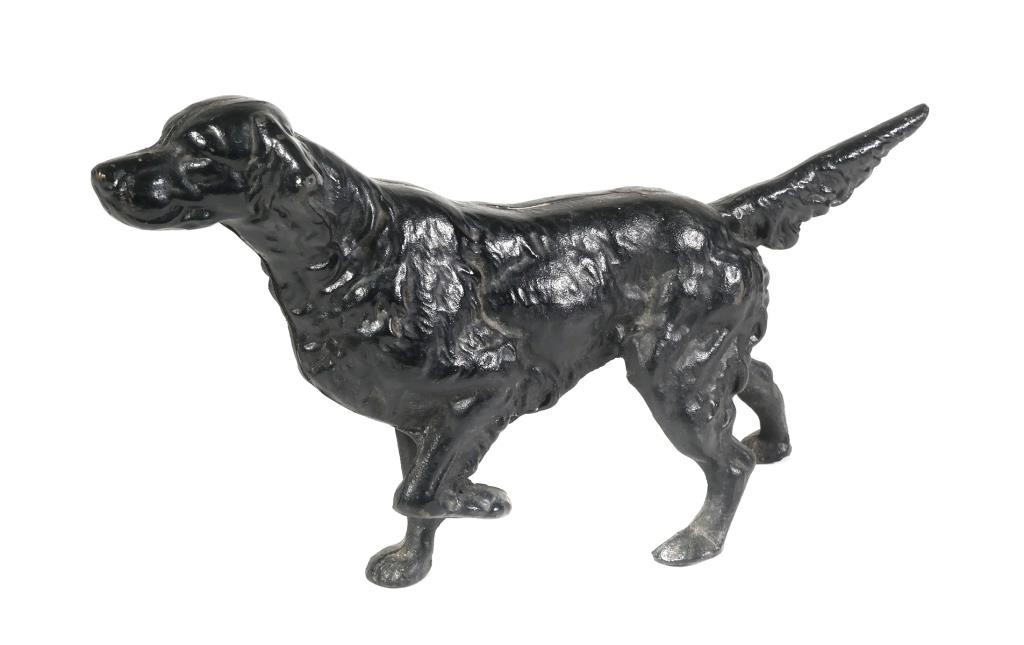 CAST IRON POINTER DOG DOOR STOP