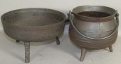 CAST IRON POT & SKILLETca. 176