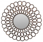 CAST IRON RING FORM MIRROR Cas