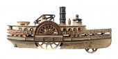 CAST IRON RIVER PADDLE BOAT ST