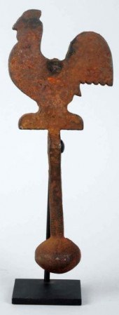 Cast Iron Rooster Target. <br