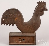 CAST IRON ROOSTER WINDMILL WEI