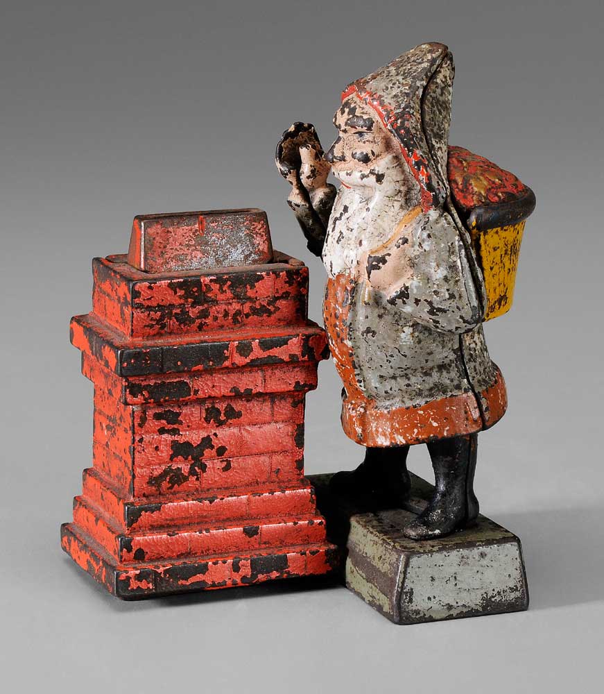 Cast Iron Santa Claus Bank