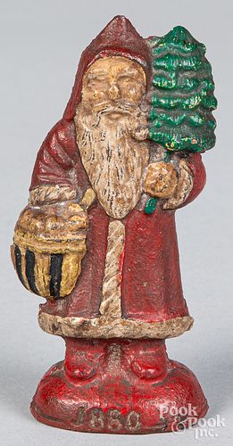 CAST IRON SANTA CLAUS