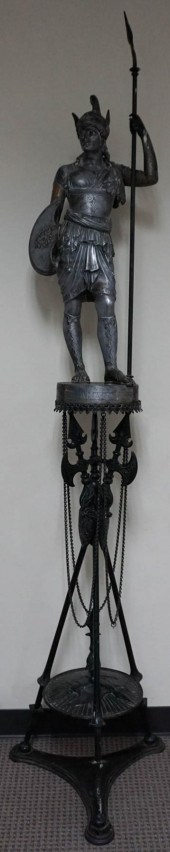 CAST IRON SCULPTURE OF AMAZON