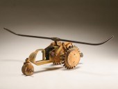 Cast iron self propelled figur