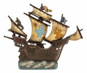 CAST IRON SHIP DOORSTOP Cast i