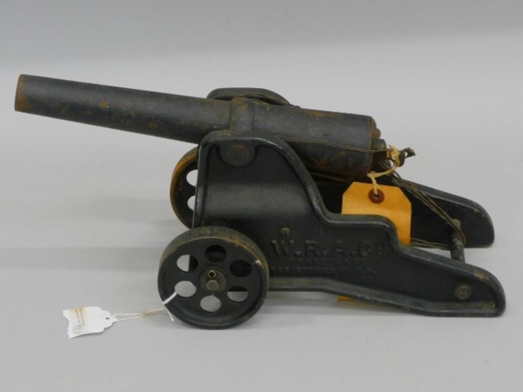 CAST IRON SIGNAL CANNON. LATE