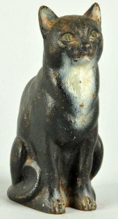 Cast Iron Sitting Cat Doorstop