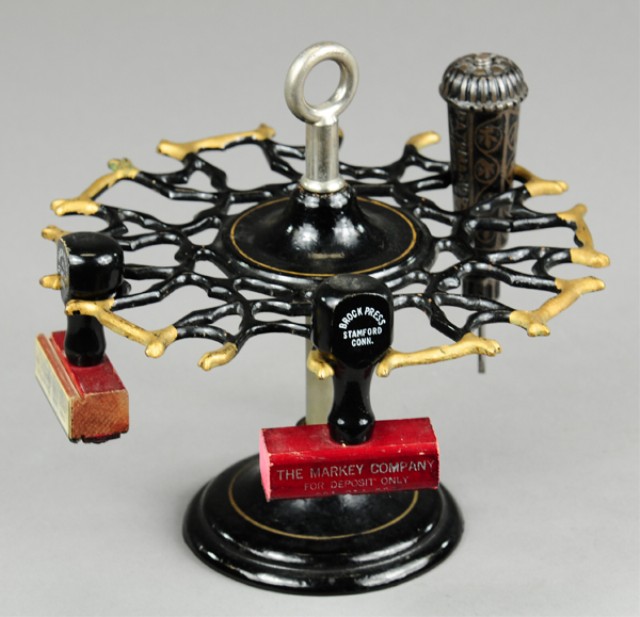 CAST IRON STAMPER RACK Very