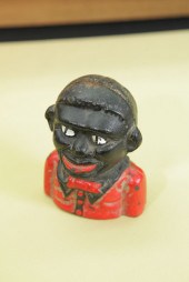 CAST IRON STILL BANK. Paint de