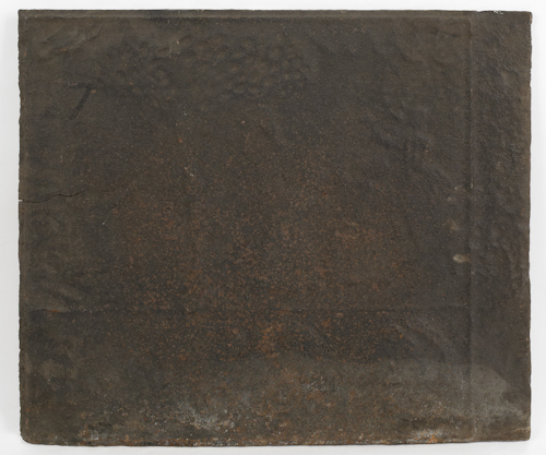 Cast iron stove plate 18th c.