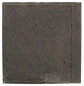 Cast iron stove plate 18th c.