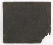 Cast iron stove plate Depart f