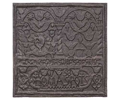 CAST IRON STOVE PLATEReproduction