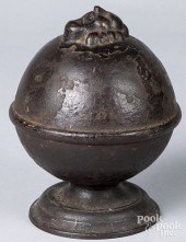 CAST IRON STRING HOLDER, 19TH