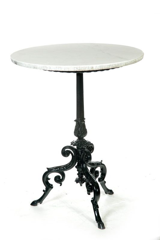 CAST IRON TABLE.  American  late