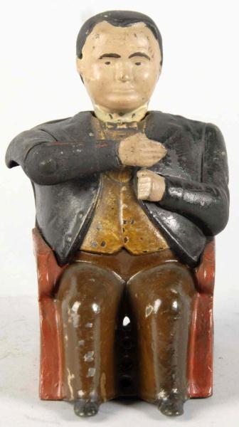 Cast Iron Tammany Mechanical Bank.