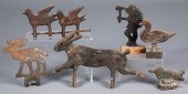 CAST IRON TARGETS, 19TH/20TH C