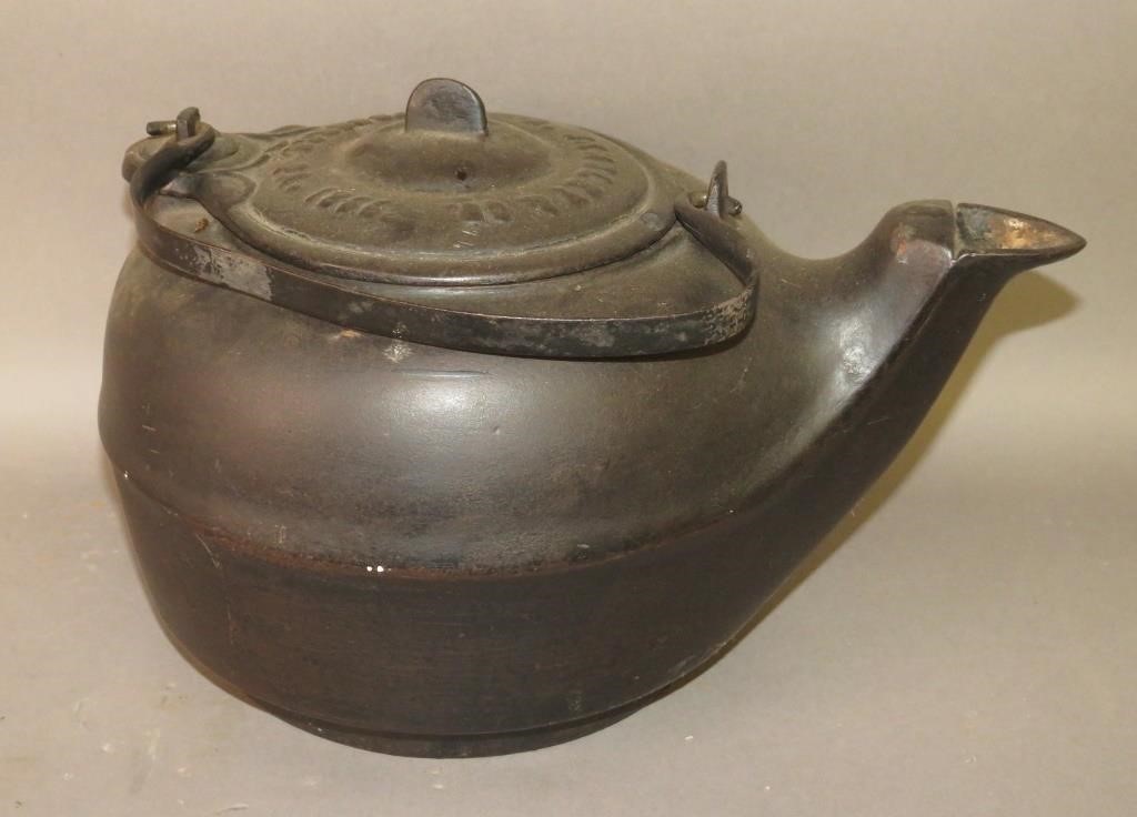 CAST IRON TEA KETTLEca. 1866;